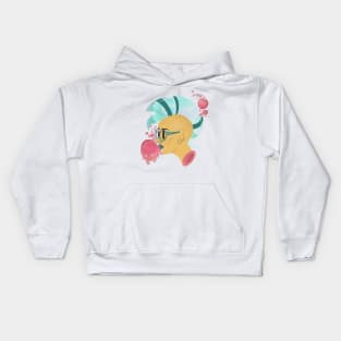 Neon bubblegum Kids Hoodie